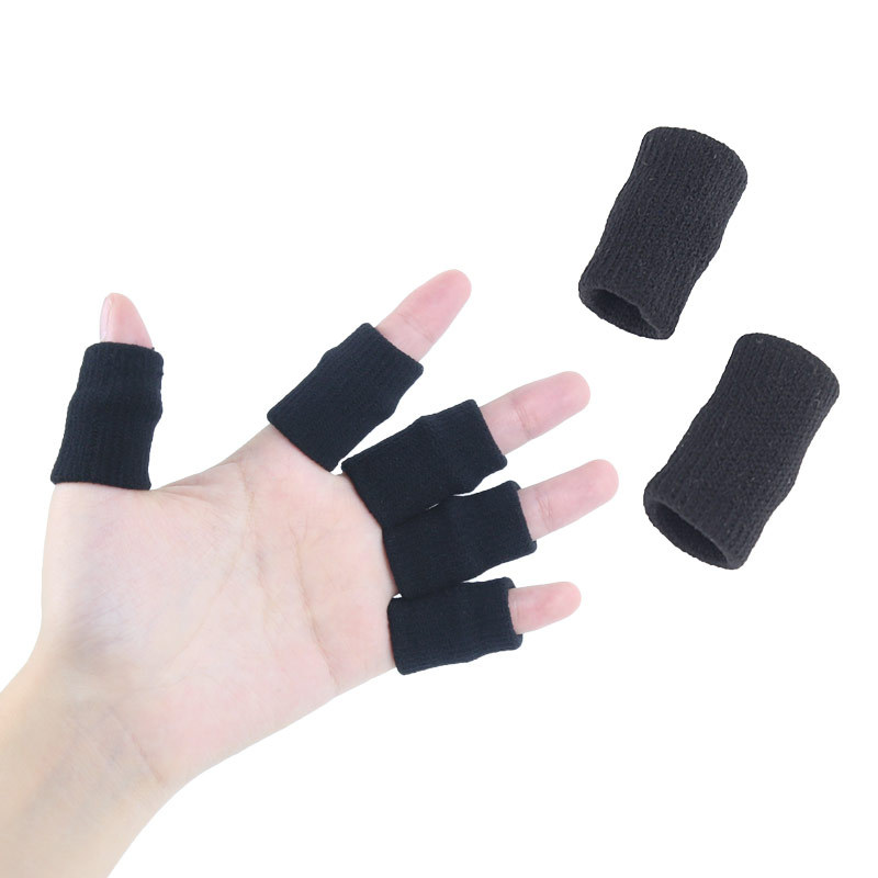 针织护手指套篮球网球排球运动手指防磨透气尼龙手指关节保护指套