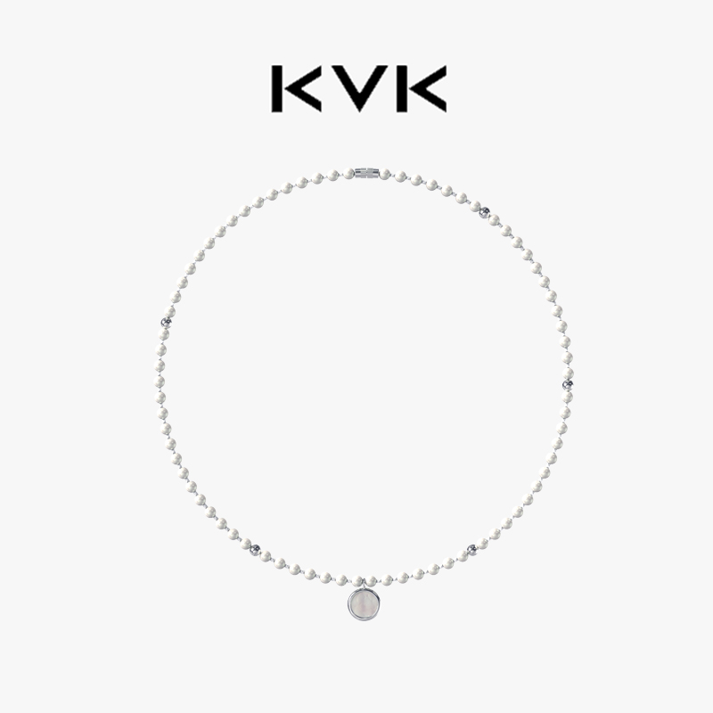 【人气爆品】KVK云系列贝母珍珠项链女小众设计感新款颈链吊坠