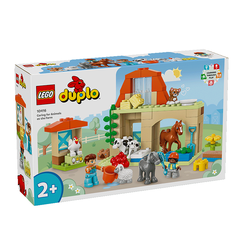 LEGO乐高10416欢乐农场动物男女孩益智拼搭积木儿童玩具礼物