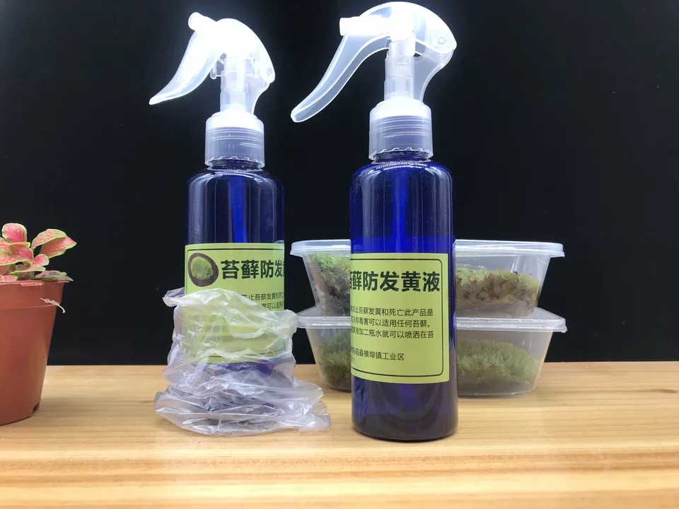 苔藓发黄液 苔藓专用130ml 3-5天喷一次可有效防止苔藓发黄发
