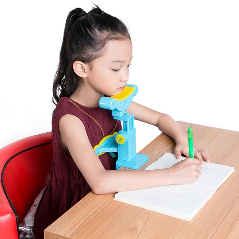 控制视力坐姿矫正器距离保护器预防近视小学生写字姿势矫正器宝宝