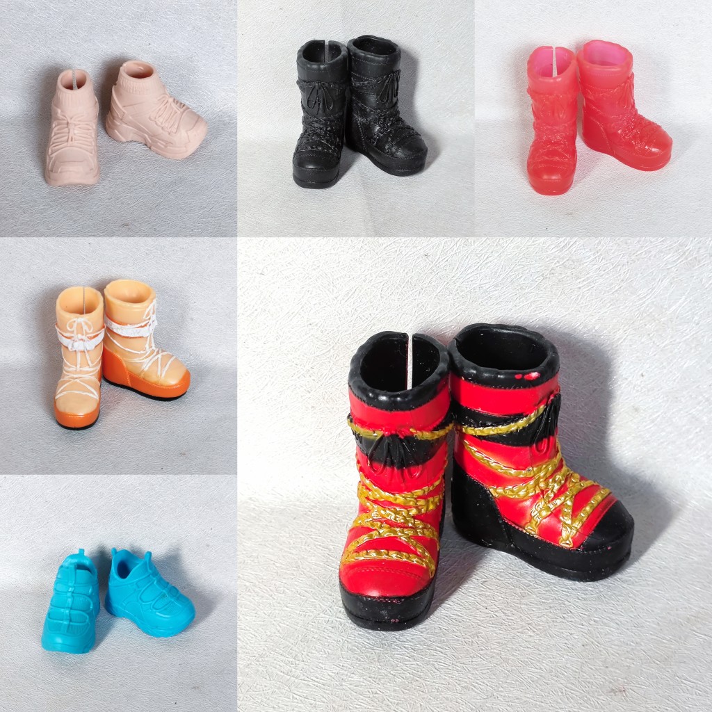 史莱姆彩虹大姐姐高中女孩娃娃鞋子配件正版散货鞋子素体玩具现货