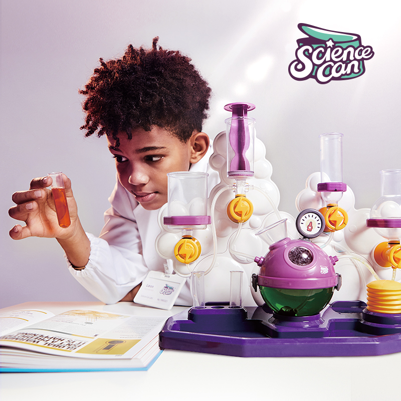 科学罐头儿童steam实验套装家庭物理化学实验室培养益智动手能力