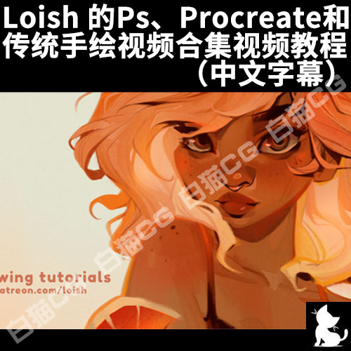Loish 的Ps、Procreate和传统手绘视频合集视频教程（中文字幕）