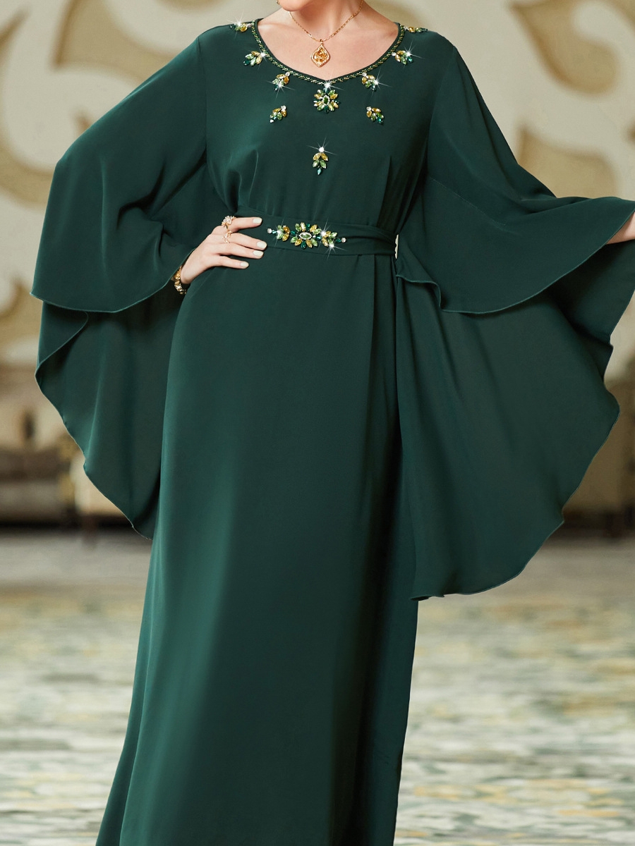 2023新款合集8中东迪拜沙漠敦煌旅游服装大码小众复古长裙长袍女