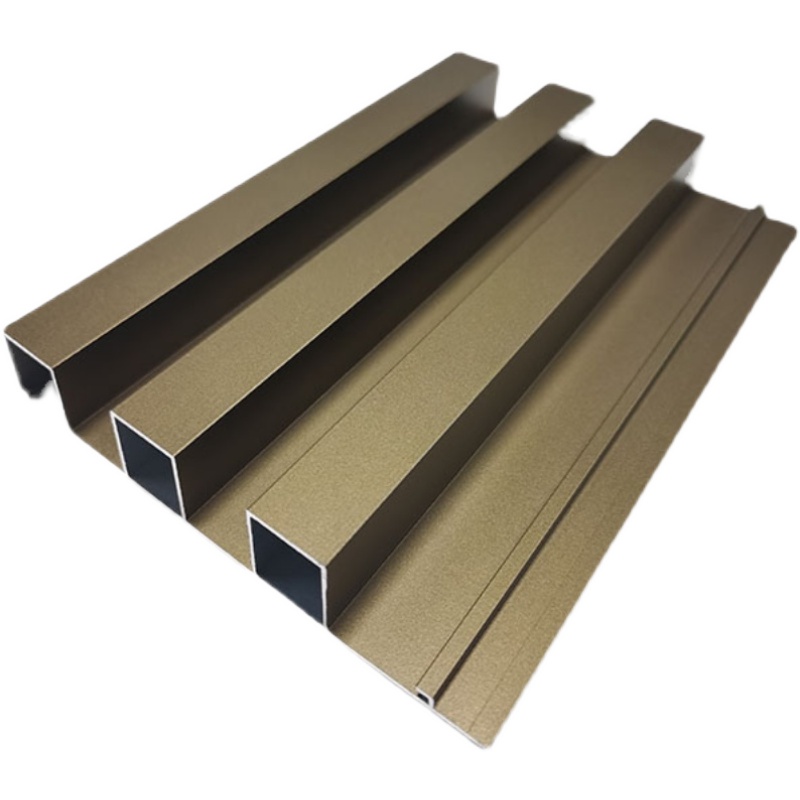 新品定制铝合金波浪铝板格栅板装饰门头铝材定制铝型材波纹凹凸铝