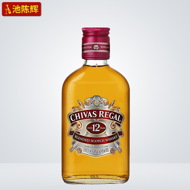 池陈辉 芝华士12年威士忌 洋酒烈酒英国进口 Chivas Regal 200ml