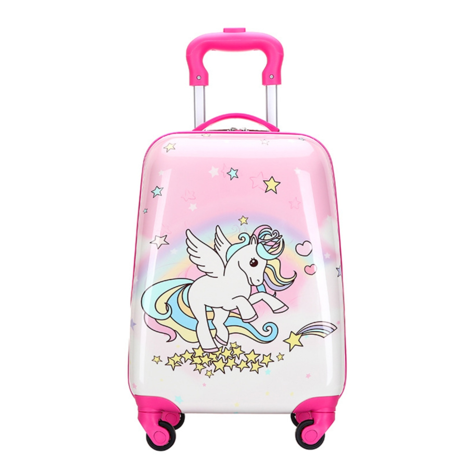 新款时尚儿童拉杆箱18寸卡通可爱万向轮小学生书包拉行李旅行箱