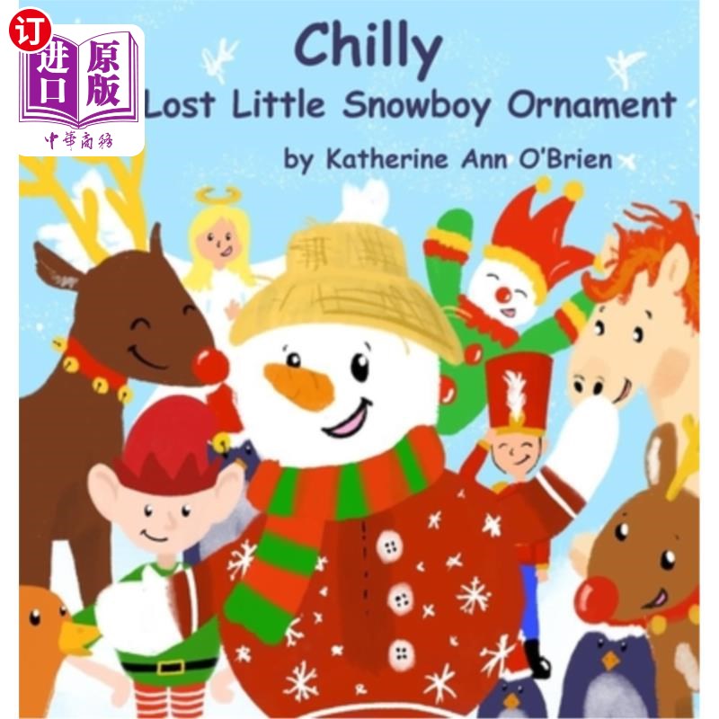海外直订Chilly: The Lost Little Snowboy Ornament 寒冷：丢失的小雪人装饰品