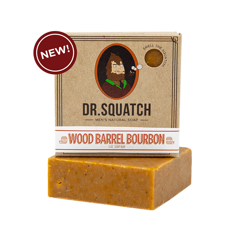 Dr. Squatch-橡木波旁威士忌 去角质清洁舒缓 男士香皂沐浴皂140g