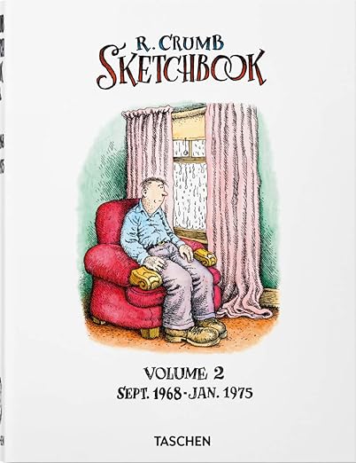 预订 英文原版 Robert Crumb. Sketchbook Vol. 2. 1968–1975… 9783836566940