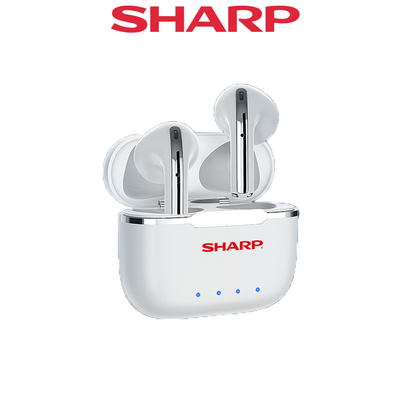 SHARP夏普蓝牙半入耳式耳机防水运动跑步无线TWS耳机