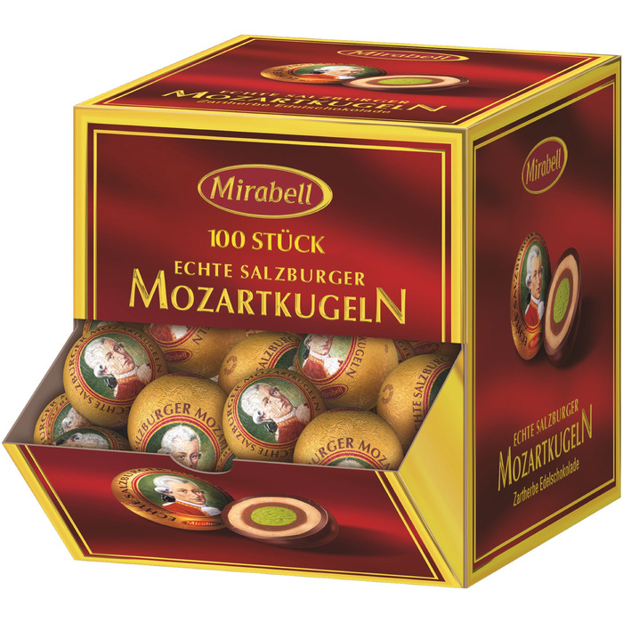 奥地利进口Mirabell Mozart 萨尔茨堡 莫扎特巧克力球礼盒装100颗
