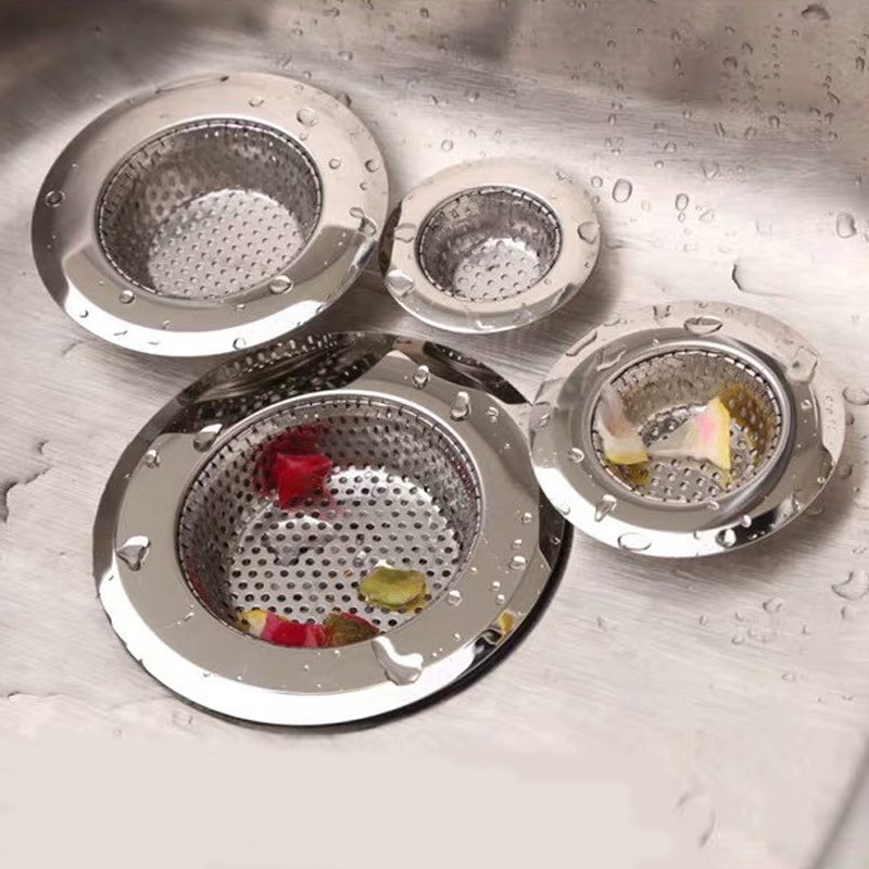 不锈钢水槽垃圾过滤网提笼家用厨房洗菜盆水池地漏头发防堵塞神器