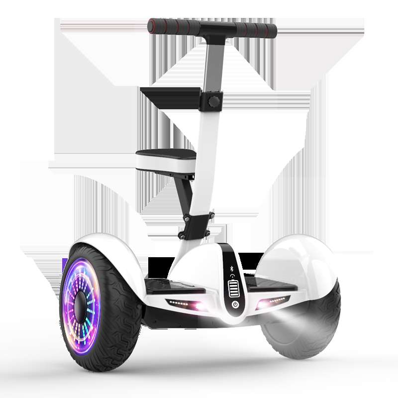 平衡车儿童智控能腿带扶两轮体电动平行车新杆款坐骑成年感电动车