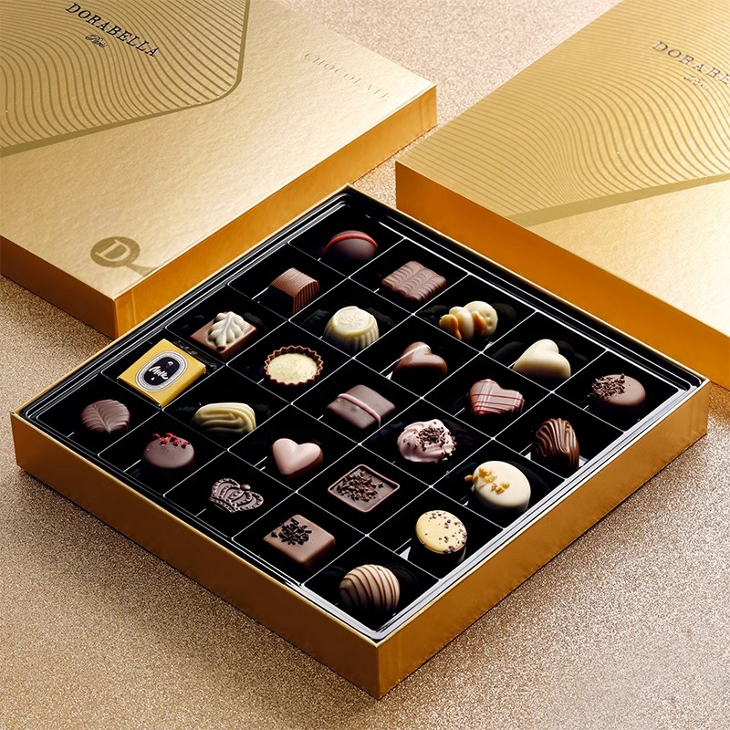 朵娜贝拉比利时进口纯可可脂夹心巧克力礼盒送女朋友生日伴手礼物