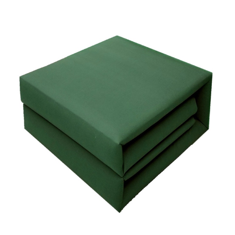 手工非帆布热熔棉定型被军绿色被子方块被速叠成型手工压叠定型被