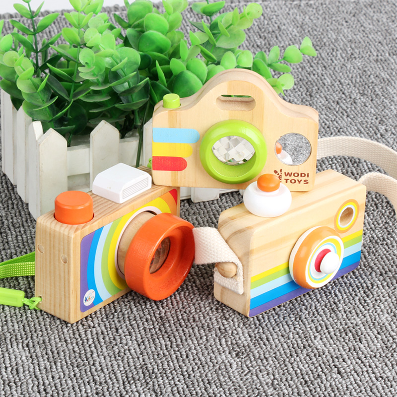 木制万花筒单反相机放大镜儿童科学实验玩具幼儿园小学生生日礼物
