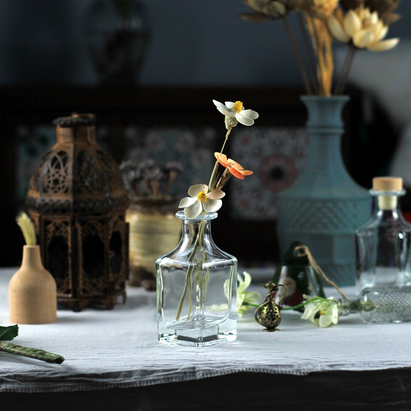 花时间《莫奈》日系杂货桌面迷你小花瓶150毫升香薰花器家居装饰
