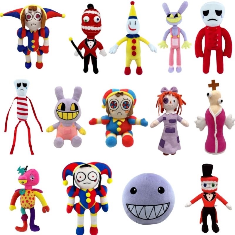 神奇数字马戏团贾克斯兔子公仔帕姆尼小丑玩偶毛绒玩具布娃娃抱枕