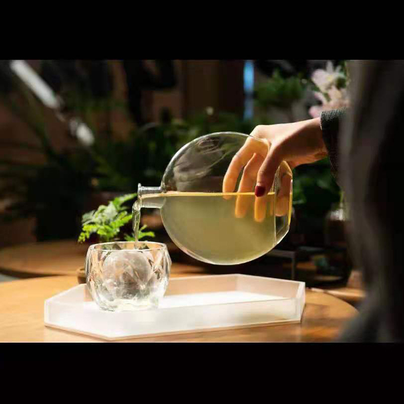 ins创意烘培糕点盘橡胶圈酒店茶水托盘商用菱形亚克力展示架定制