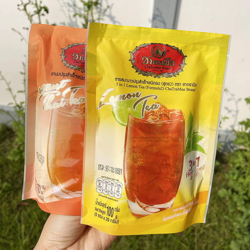 泰国奶茶粉特产新款直邮代购网红手标红茶绿茶柠檬茶3合1伴手礼