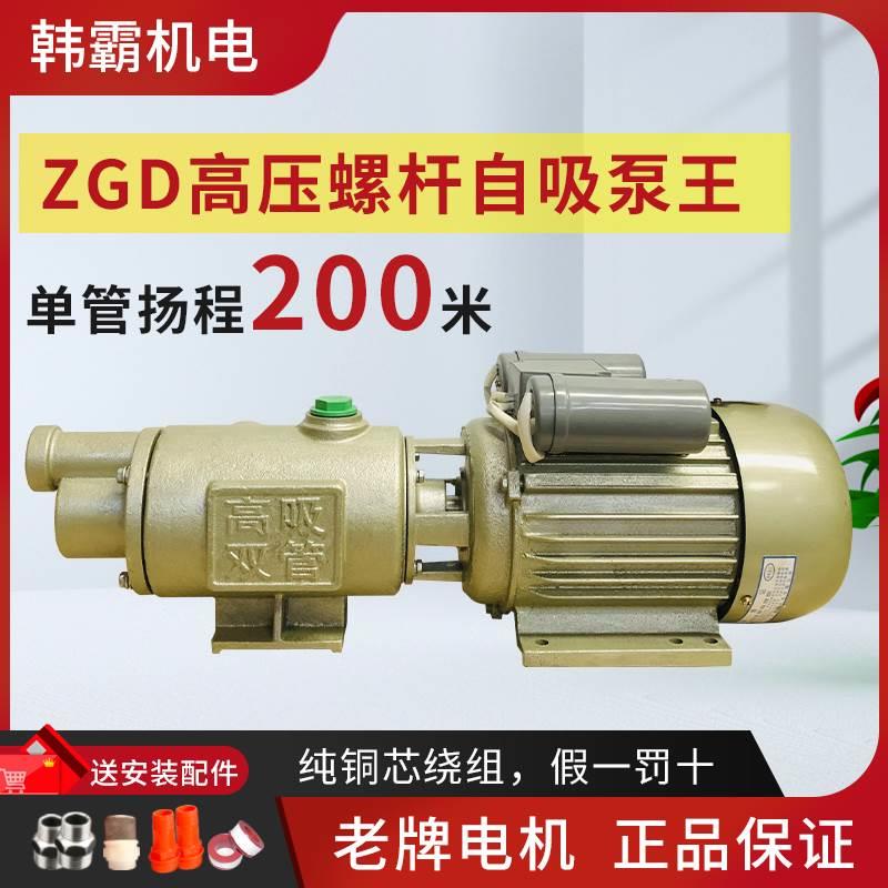 家用自吸泵深井抽水大吸力高扬程全自动自来水螺杆高压力水泵220v