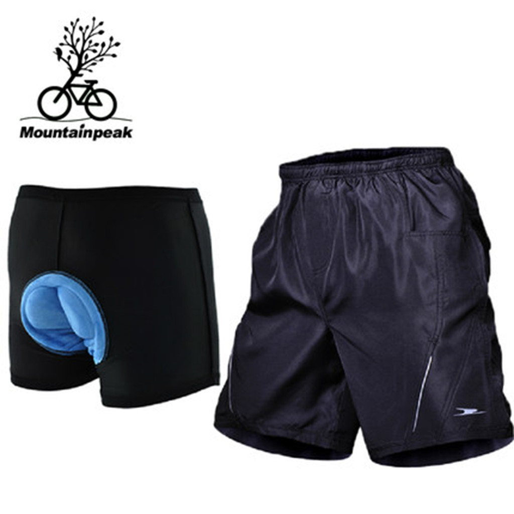 自行车骑行短裤 CRANE09新款 山地多功能 骑行短裤 双层3D裤