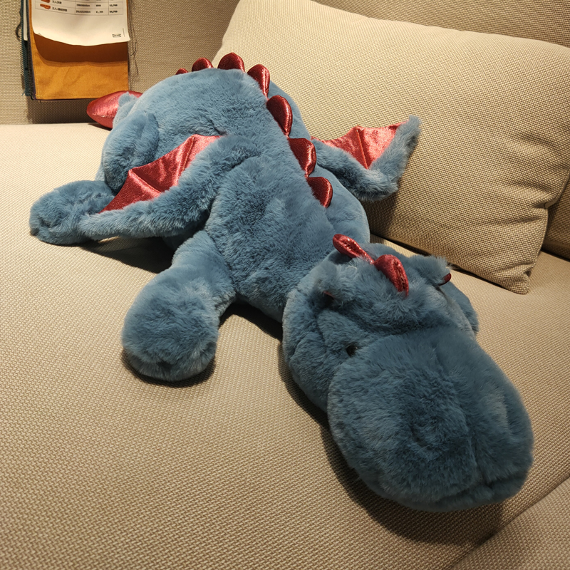 赛特嘟嘟新款小飞龙毛绒玩具抱着睡觉的恐龙玩偶柔软公仔儿童礼物