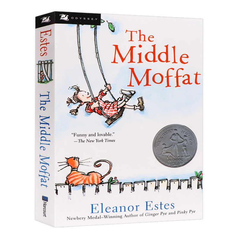 摩法特一家 鬼灵精阿珍 英文原版 The Middle Moffat 纽伯瑞银奖 儿童文学小说 英文版进口原版英语书籍