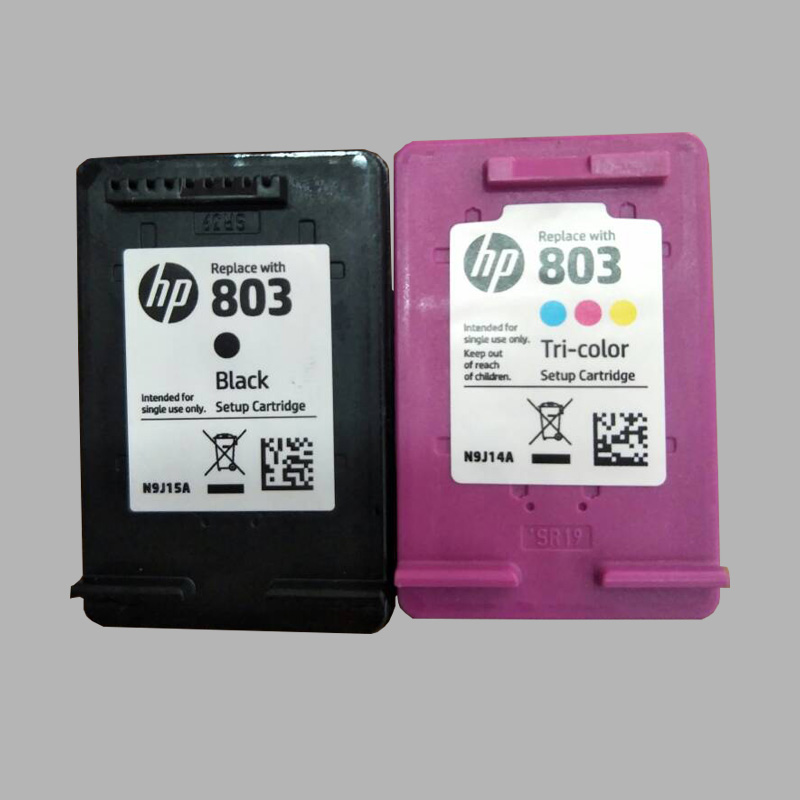惠普 HP deskjet2600（Y5H67D）喷墨一体机803墨盒黑彩色添加墨水