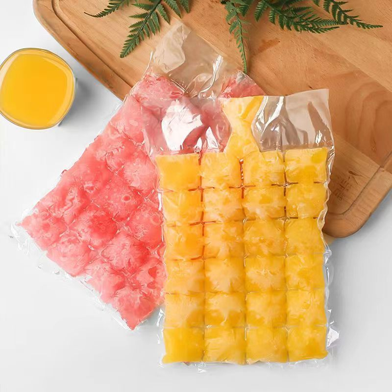 6.8元20片+漏斗】创意一次性冰袋自封口冰格袋子制冰模具自制冰块