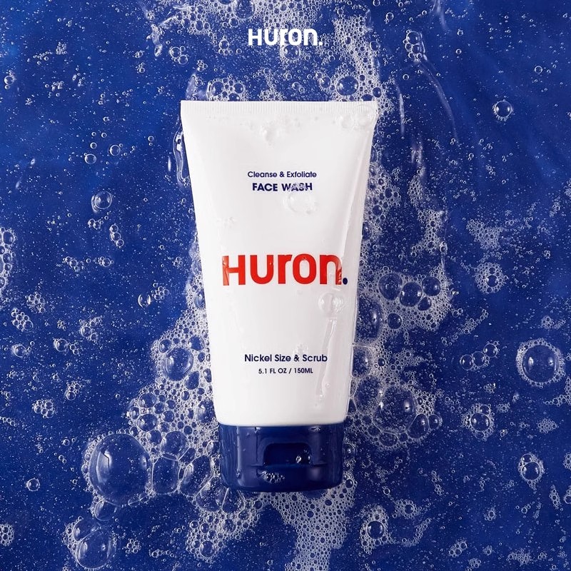 Huron-柑橘薄荷刺柏温和清洁毛孔去角质油脂保湿男士洁面乳150ml