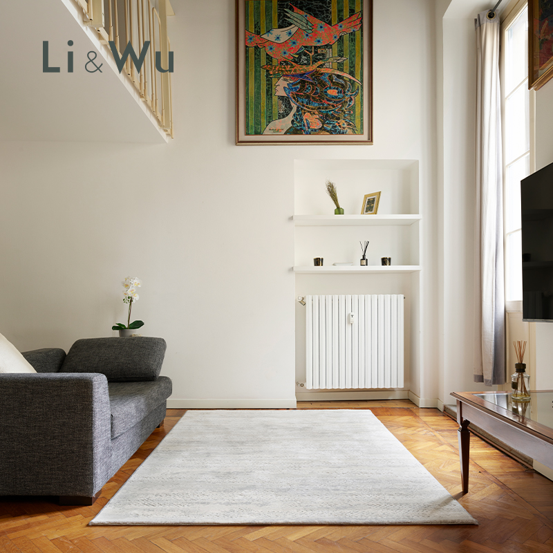 Li and Wu比利时进口Ragolle地毯客厅大气现代风简约高级轻奢米白