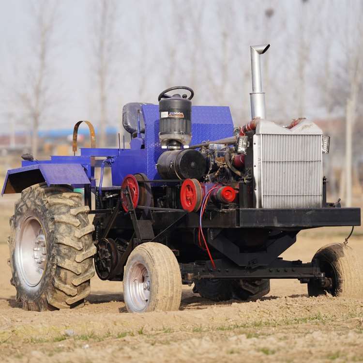 改装 农业力配大拖拉机380四轮旋耕机马套马家用力小型耕地机驱动