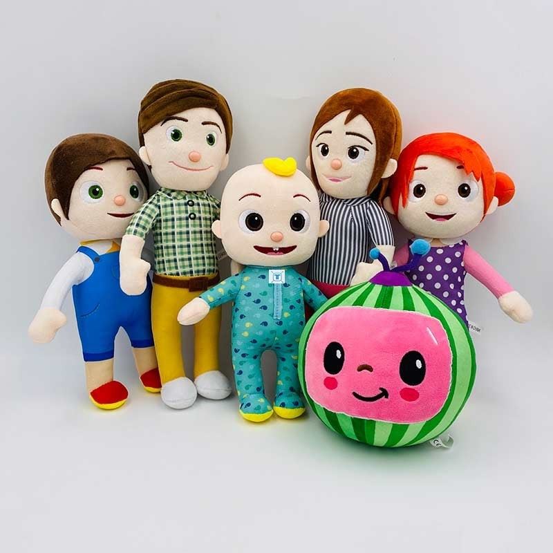 极速Melon JJ Plush Toys Cocomelon Kids Gift Cute Stuffed Toy