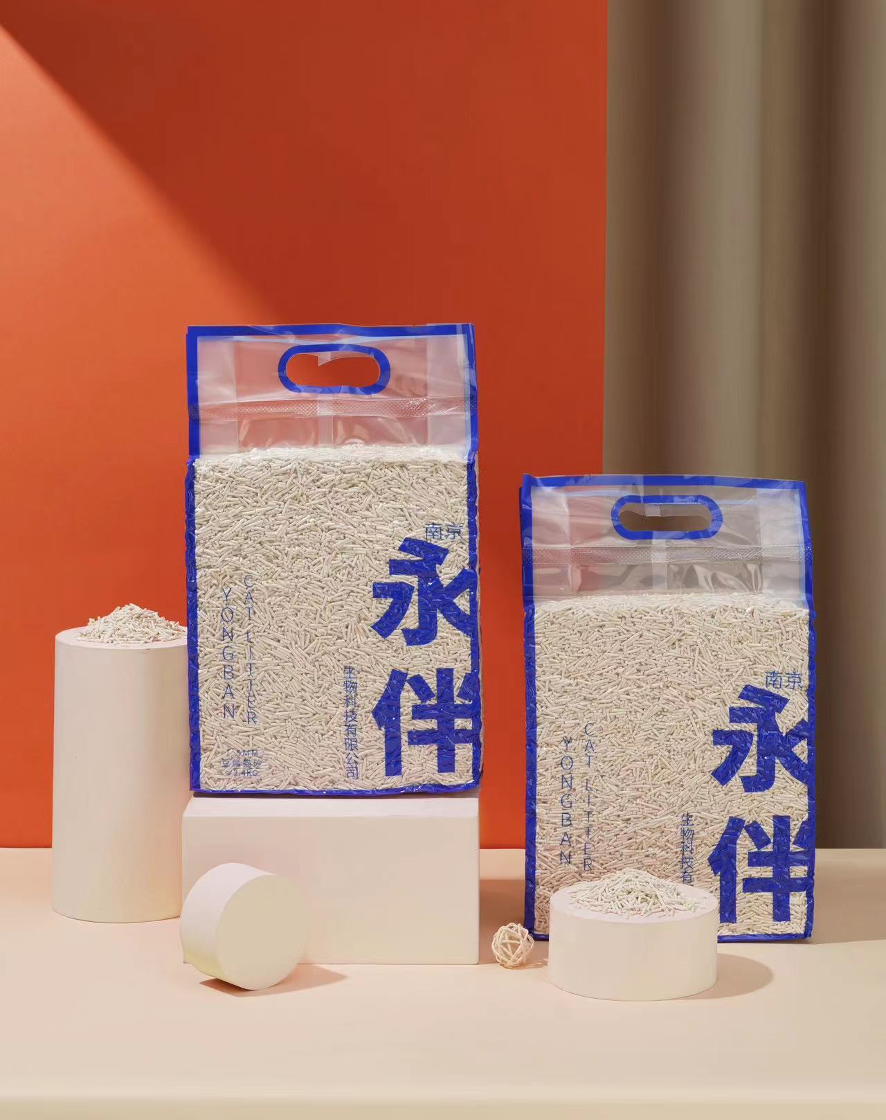 南京永伴豆腐猫砂S级结团低尘可冲厕所2.4kg