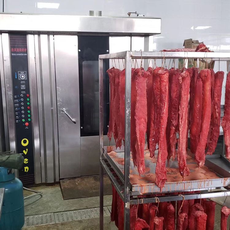 连富32盘内蒙新疆牛肉干烤炉 大型牛肉条烤箱 肉制品工厂用烘干炉