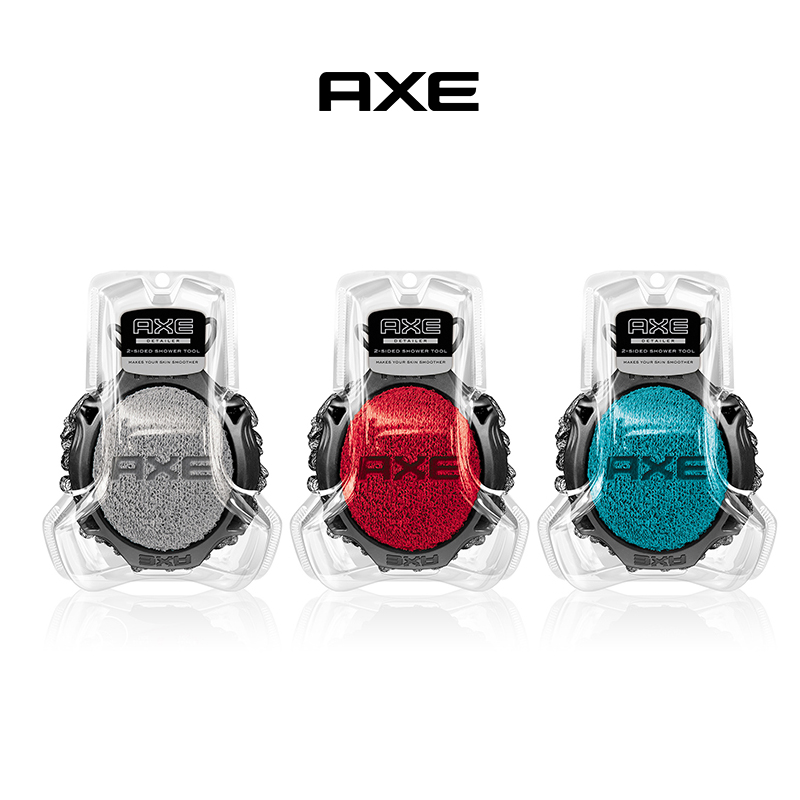 AXE-Detailer 粗细双面洗澡清洁按摩去角质浴球浴花搓澡 洗浴用品