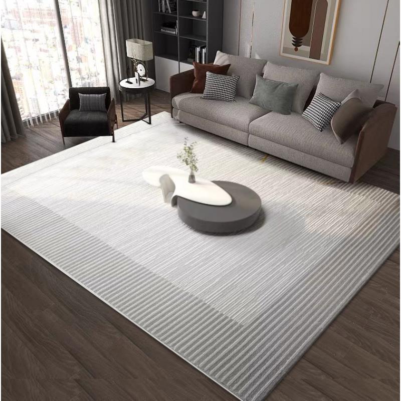 天津圣源地毯客厅北欧轻奢沙发茶几毯现代简约灰色卧室家用大面积