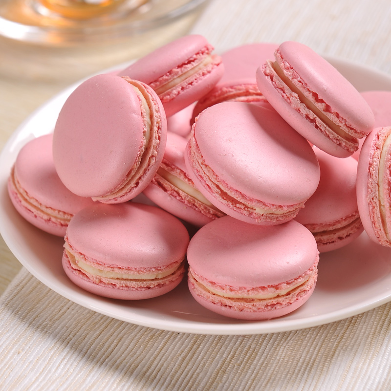 食婶MrsSweet 粉色蜜桃味马卡龙专用链接提供4种规格的包装