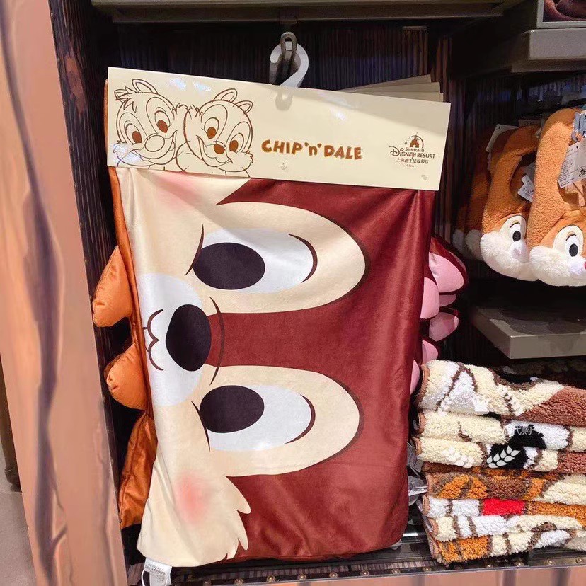 特价合集 唐老鸭奇奇蒂蒂家居系列枕套 双人 礼物上海迪士尼代