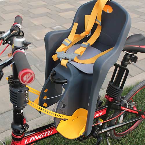 宝骑出口折叠自行车山地车儿童座椅前置小孩儿童安全座椅宝宝坐椅