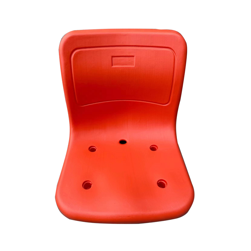 体育场操场篮球场看台观众席椅面凳面椅子高靠背蓝橘黄红塑料椅面