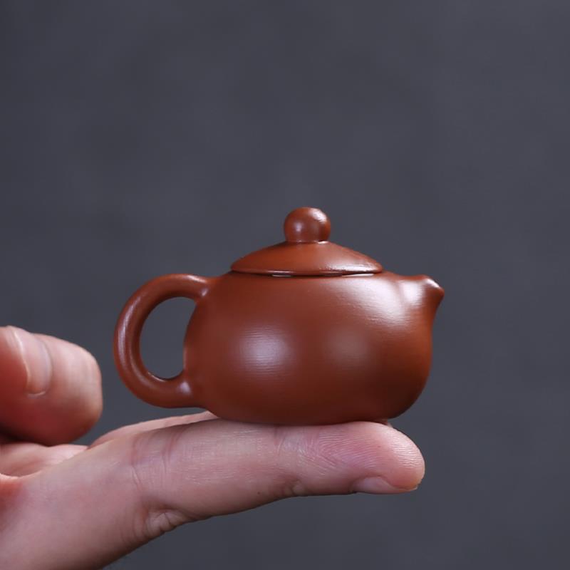 南曼里紫砂陶瓷茶壶家居茶桌茶室小装饰品小工艺品摆件迷你把玩茶