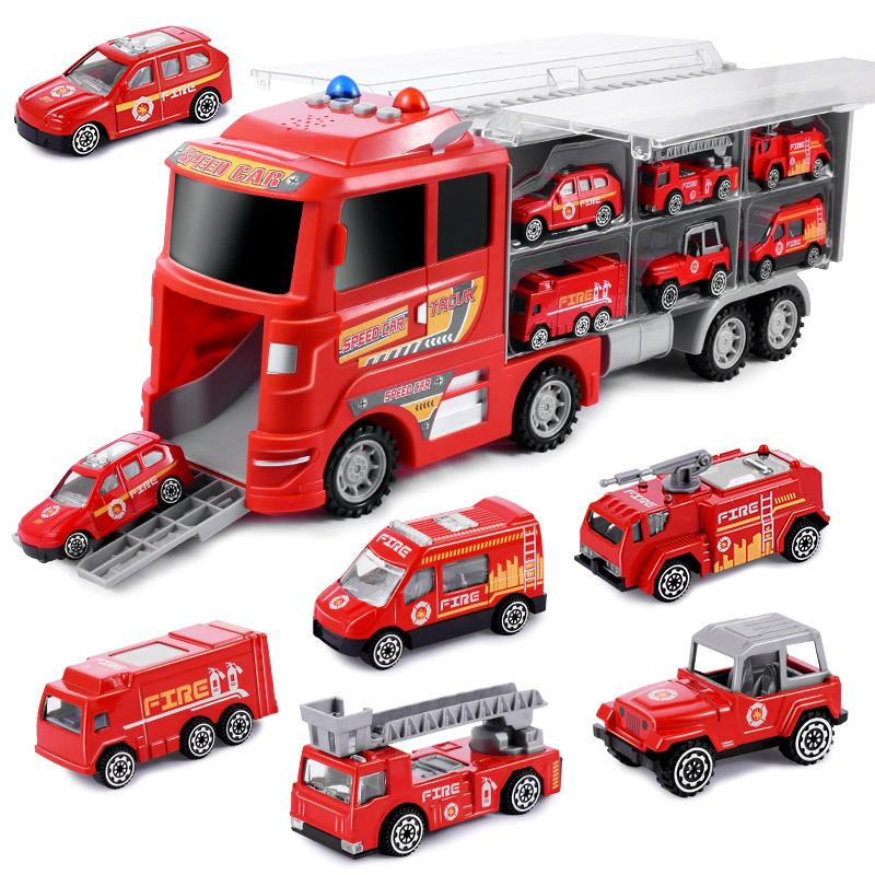 儿童玩具车模型1-2-3-4-6周岁合金小汽车货柜男孩宝宝小男童