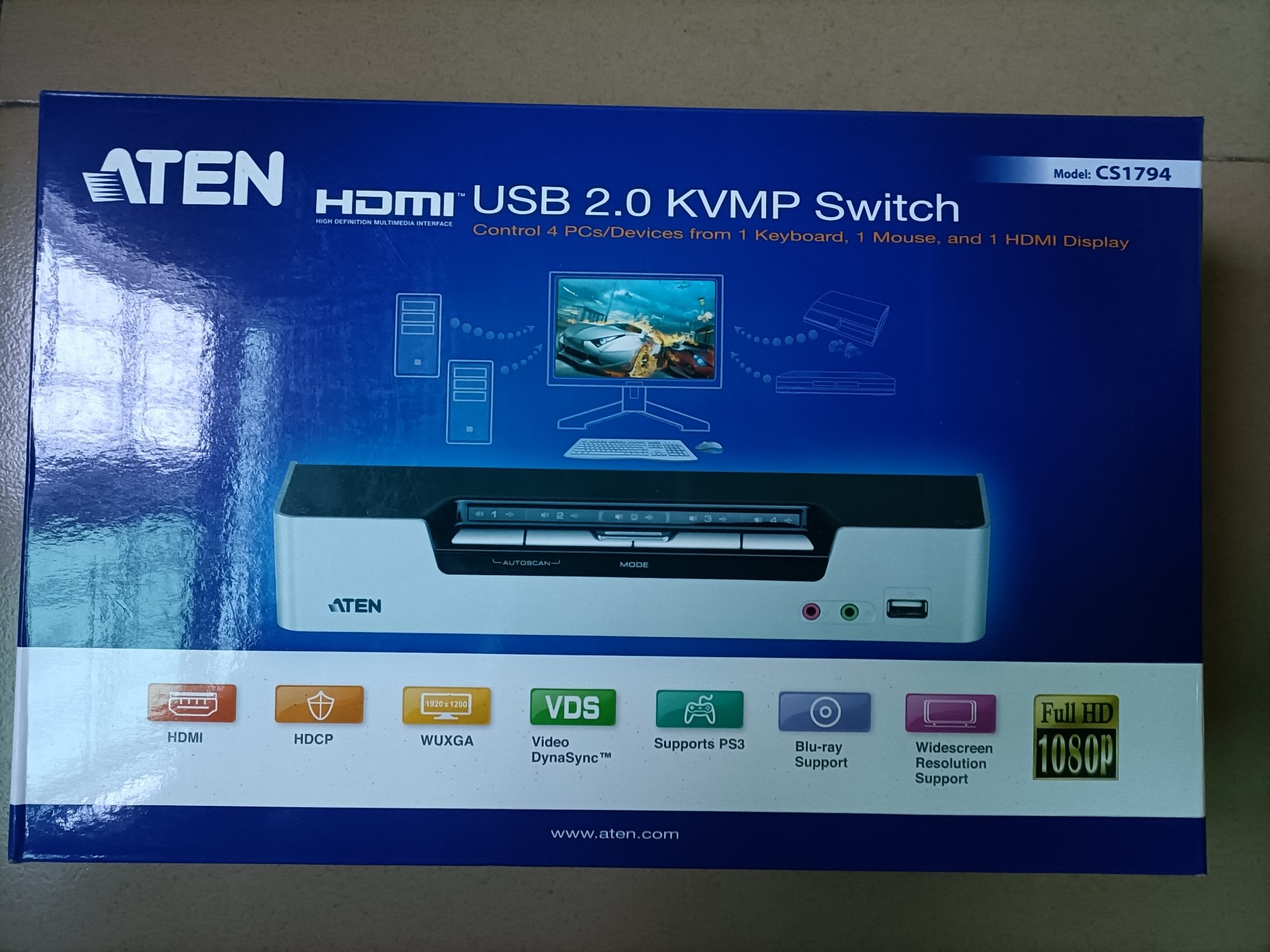 ATEN/正宏CS1794 4端口USB2.0HDMI KV先议价