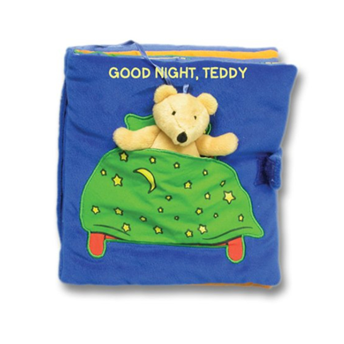 进口 good night teddy 晚安小熊 布书 换衣服小熊布书 宝宝玩具