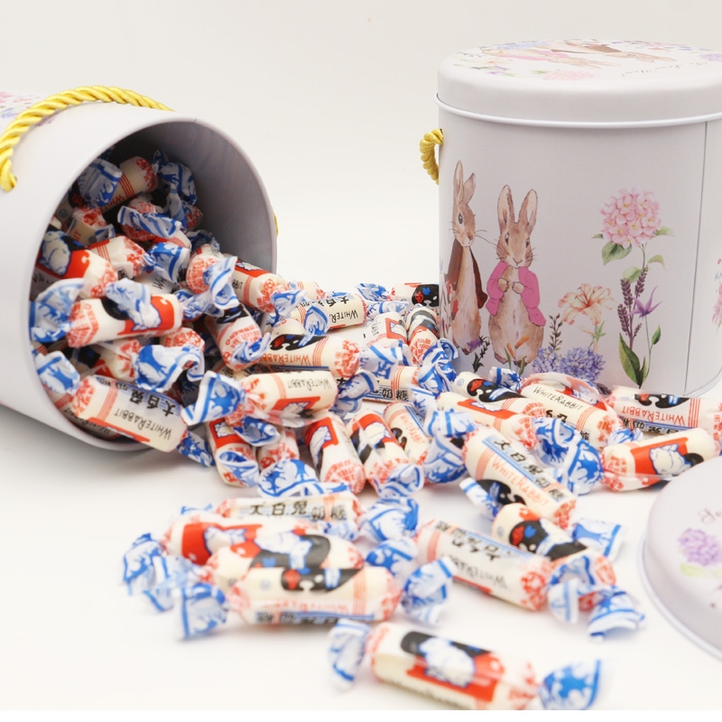 大白兔奶糖500g多口味礼盒装批发奶糖送礼情人节小零食结婚喜糖果