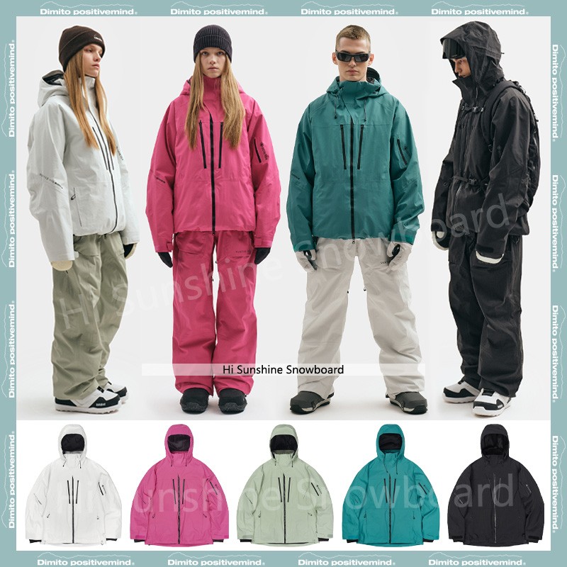 国内现货2324DIMITO韩国滑雪服衣裤单板双男女款高端防水风GTX-2L